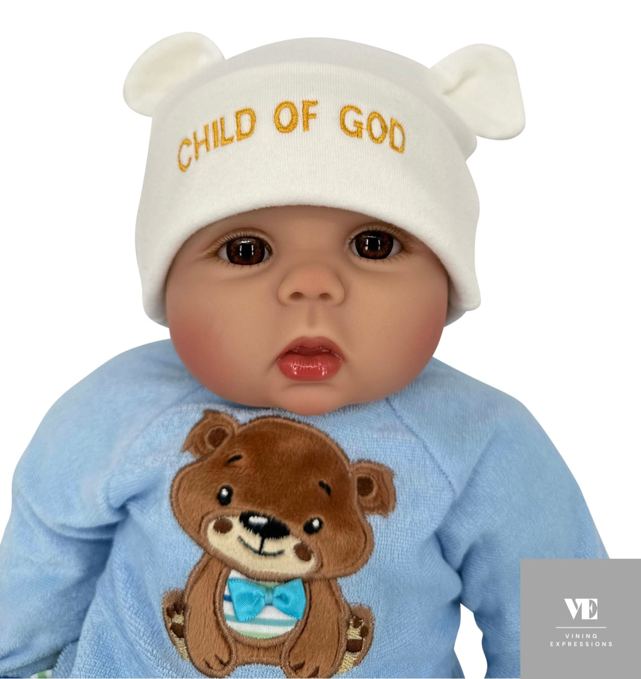 CHILD OF GOD - White beanie (unisex)