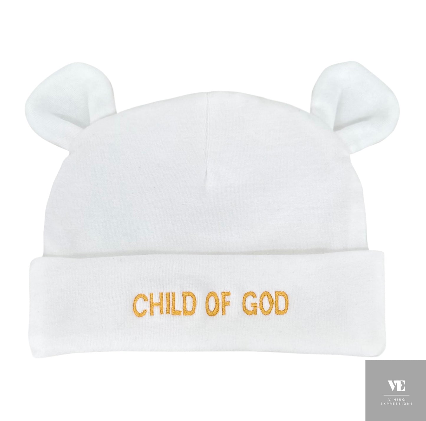 CHILD OF GOD - White beanie (unisex)